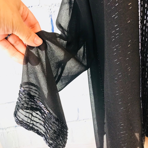 J- KARA New York Vintage Formal Beaded Top & Jacket Sz 3X Evening Wear Cocktail - Picture 2 of 9